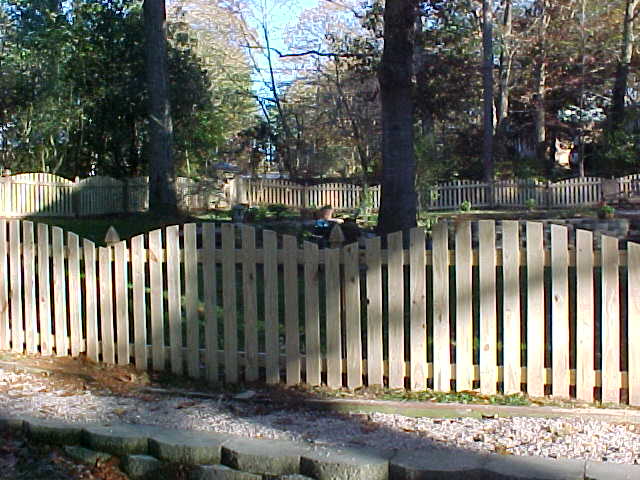 Wooden Fence in Raleigh, North Carolina