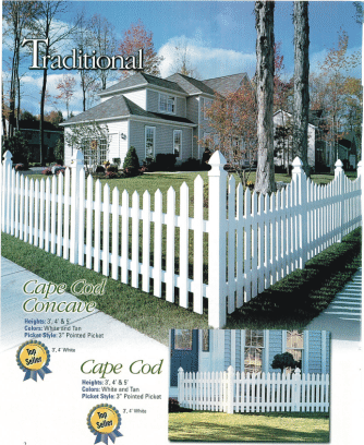 Traditional Vinyl Fences in Raleigh, North Carolina